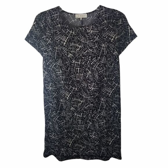 WAYF BLACK WHITE A-LINE DRESS. SIZE M - Picture 16 of 16